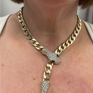 Vintage Snake Necklace & Bracelet